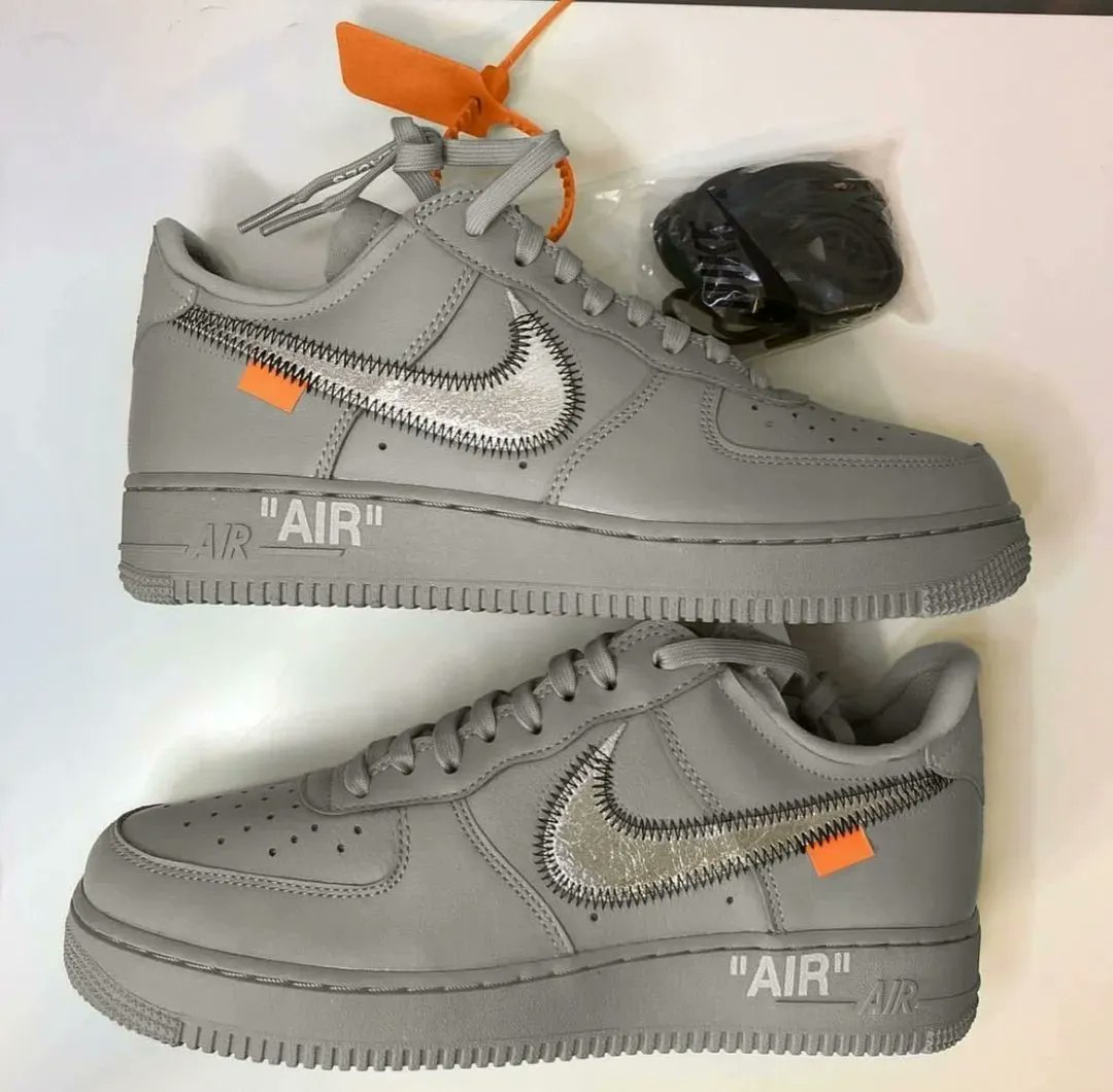 Nike Air Force 1 Low X Off-White Grey Paris Exclusive 