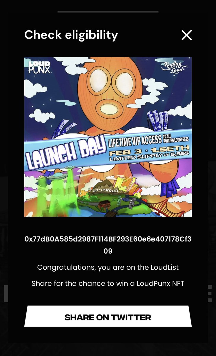 phunkzy's tweet photo. Mint Mink coming through BIG TIME with a @RollingLoud @loudpunxnft LOUD LIST spot! Let’s GOOOO! 🔥 thank you @veefriends @garyvee #Grateful #loudlist #mintmink https://t.co/Uxvqf5qoGh
