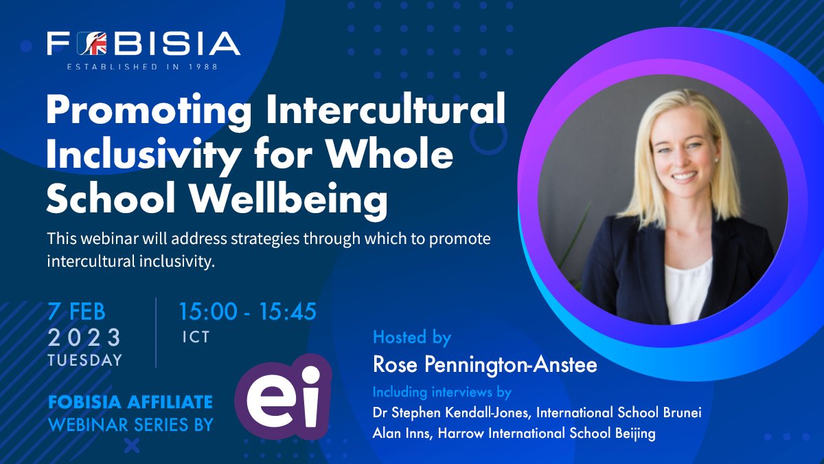 Join <a href="/educatorimpact/">Educator Impact</a> on 'Promoting Intercultural Inclusivity for Whole School Wellbeing' Details: tinyurl.com/4npx44xy