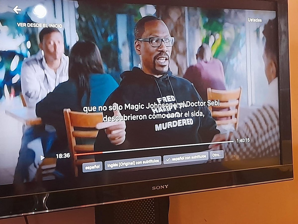 Eddie Murphy conoció al Dr. Sebi de La Ceiba y lo menciona en la nueva película "Ustedes, Acá se habla mucho de el! Es un icono #DrSeby  🕊️”
