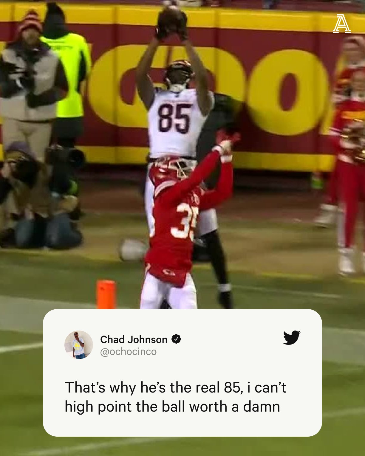 Tee Higgins Ditching #85 After Season Because Of Chad Johnson, I'm