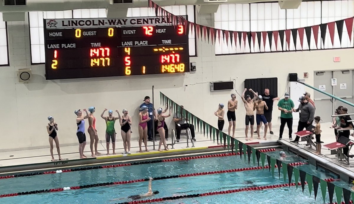 Mr_Vasich's tweet photo. A long weekend of swim meets finished off with a 15 second drop/heat win with his team cheering him on. Go Liam, Go Gills! https://t.co/KOS1INFxwO