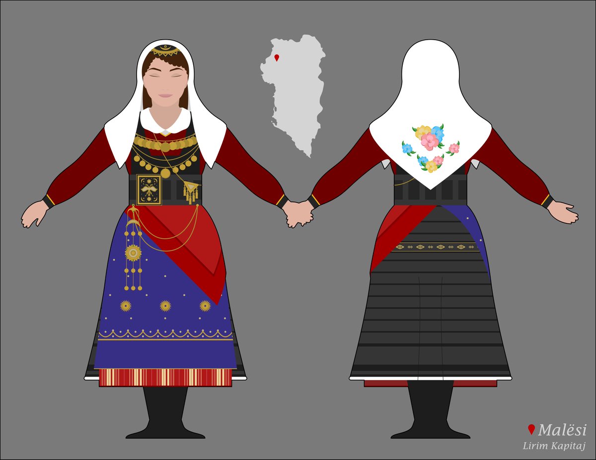 Albpattern's tweet image. Malësi 🇦🇱🇽🇰
#malësia #albanian #traditional #folkart