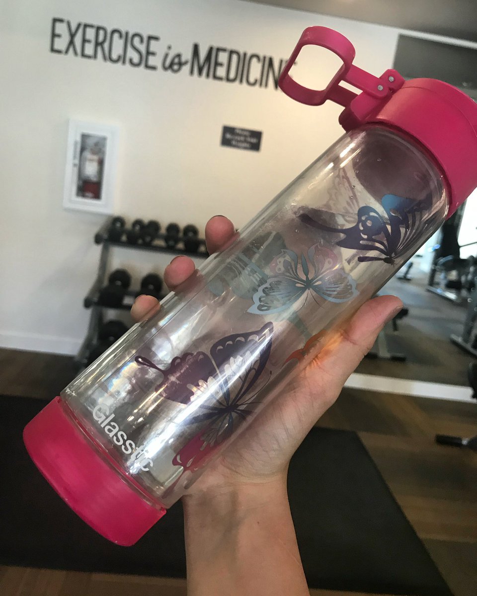 GlassticBottle's tweet photo. Staying #hydrated is one of the most important  ways to prevent #exercise related fatigue, injury and illness! Grab your #Glasstic and drink up! https://t.co/fRqD0NRWn2