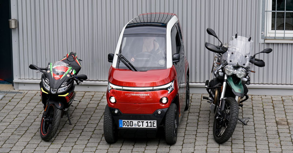 With tiny EV, City Transformer takes aim at Europe's urban markets reut.rs/3RvN2tr