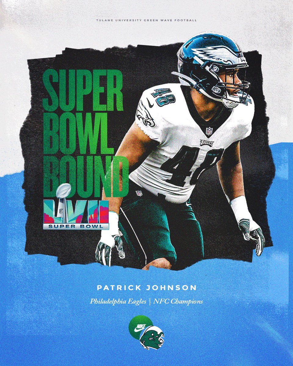 GreenWaveFB's tweet photo. .@P_JOHNSON7 is #SuperBowl Bound! 

#NFLWave | #NOLABuilt https://t.co/l0F3EAW56p