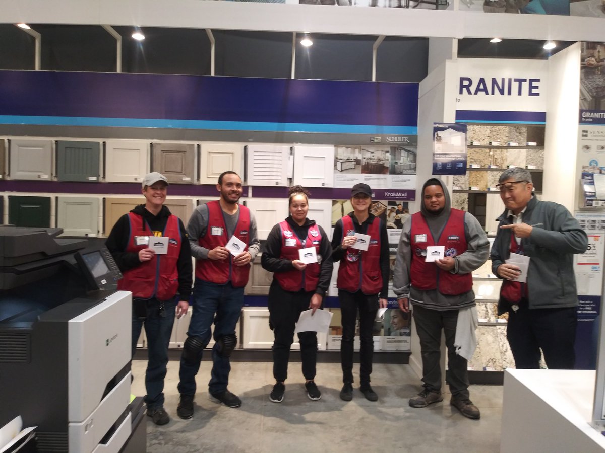 Tim store manager recognizing associates for their hard work and dedication! <a href="/EricArnett2/">Eric Arnett</a> <a href="/Josh_Lowes_0086/">Josh_OPSASM_Lowes</a> <a href="/TimAlli95204668/">Tim Allison</a> <a href="/eric_marler/">Eric Marler</a>