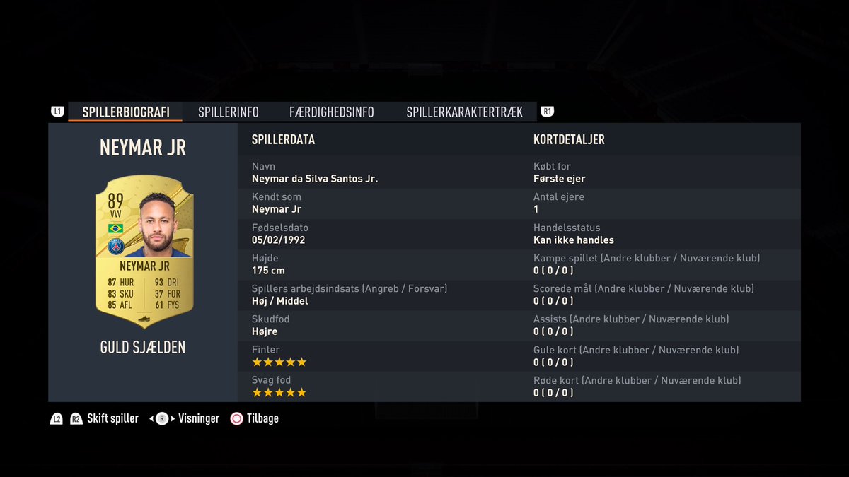 Latenight rang 1 gav ingen toty men en untradeable Ney er vel også okay 🇧🇷