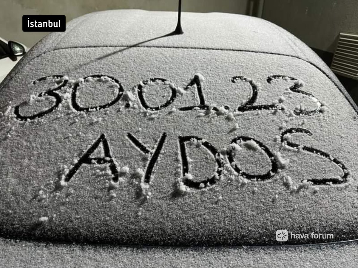 HavaForum's tweet photo. İstanbul, Kartal (Aydos) Anlık ❄️ https://t.co/TySdNYs18V