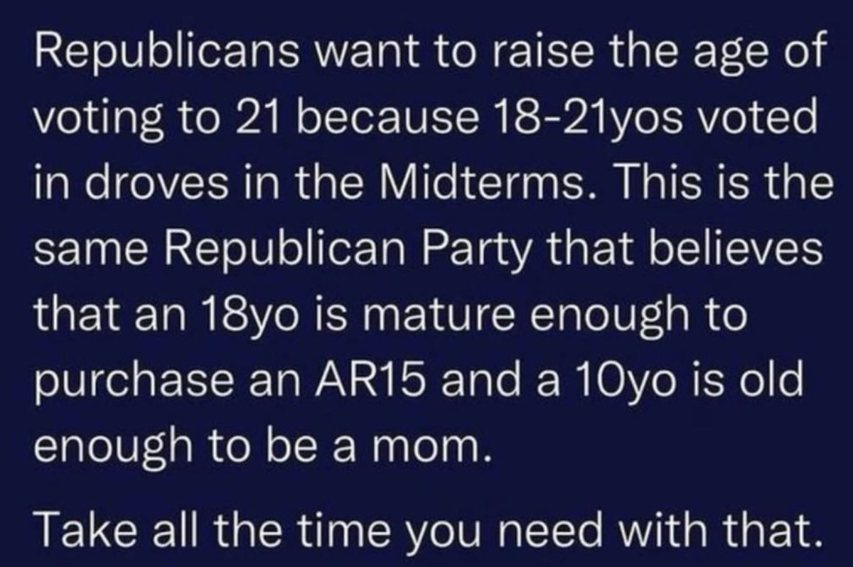 Ojeda4America's tweet photo. This is ABSOLUTELY SPOT ON!   Read it twice if you must but this shows the double standard that is the GOP. Wake up people. https://t.co/kzPTg4M0sg