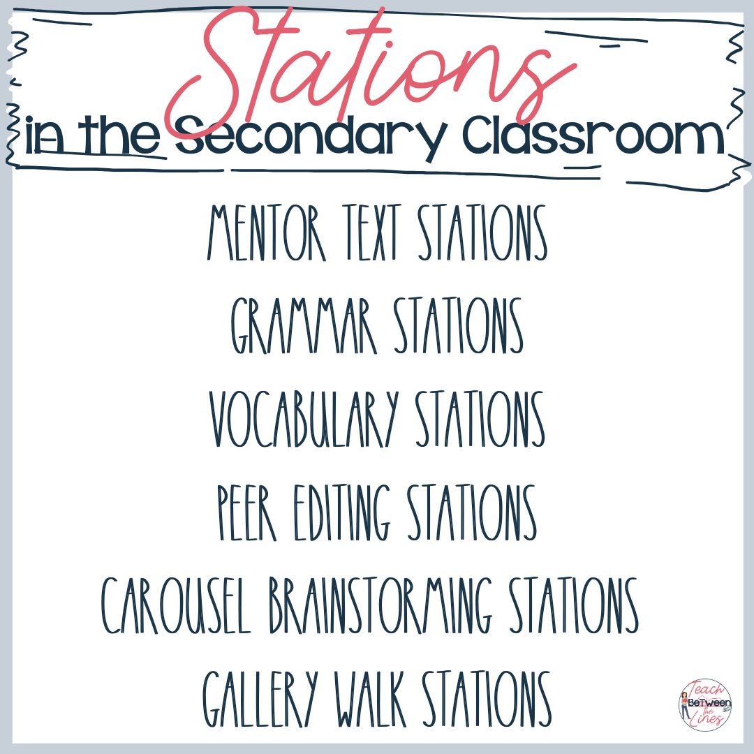 Stations in the secondary classroom? Ye, please!

bit.ly/3TkBBUQ via <a href="/Teach__Lines/">Liz Taylor @teachbetweenthelines</a>
#ela #teachers #mschat #hschat