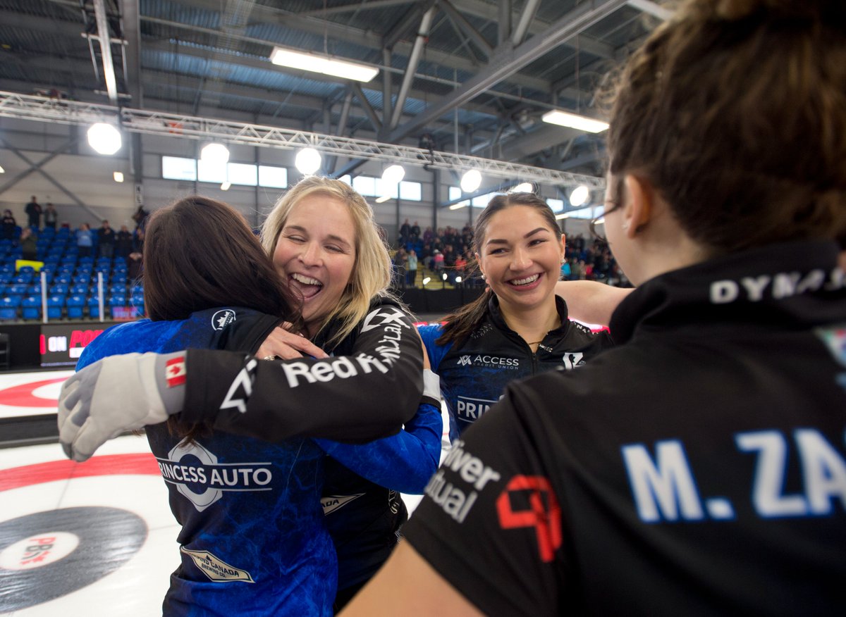 SEE YOU IN KAMLOOPS: <a href="/TeamJJonesCurl/">Team Jennifer Jones</a> down <a href="/TeamAckland/">Team Ackland</a>, 11-5, in the Manitoba Scotties final and will represent the province at the Tournament of Hearts next month in Kamloops. 

📸<a href="/CurlingCanada/">Curling Canada</a>