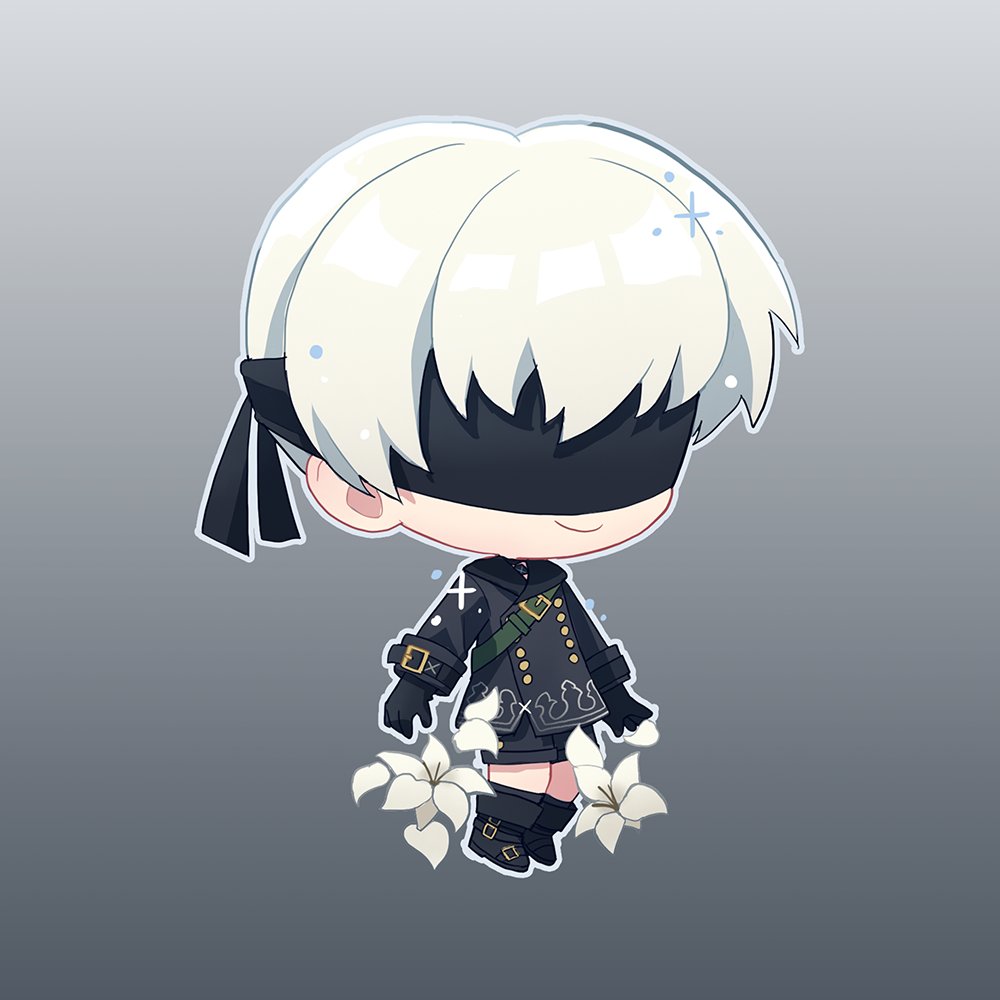 ヨルハ二号B型 「Some nier automata charm designs I'll be」|Cheer 🐶🌸 @zinesのイラスト