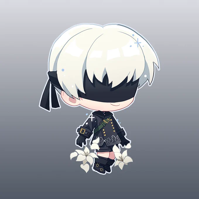Some nier automata charm designs I'll be selling in the future 