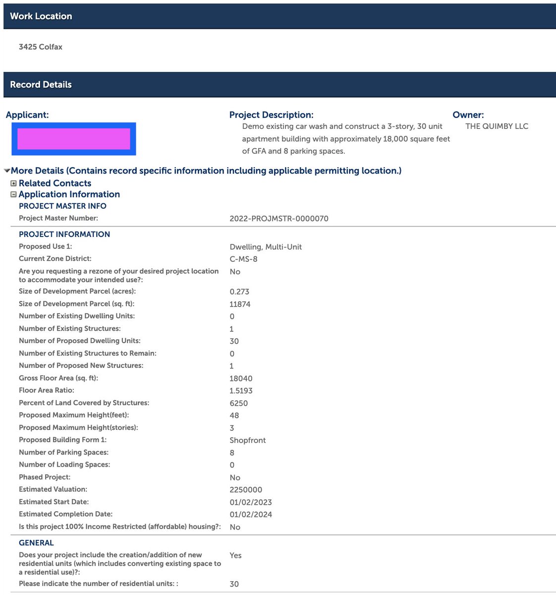 Build Up Denver on Twitter "W Colfax Ave and Knox Ct, Denver 80204 a 3story apartment