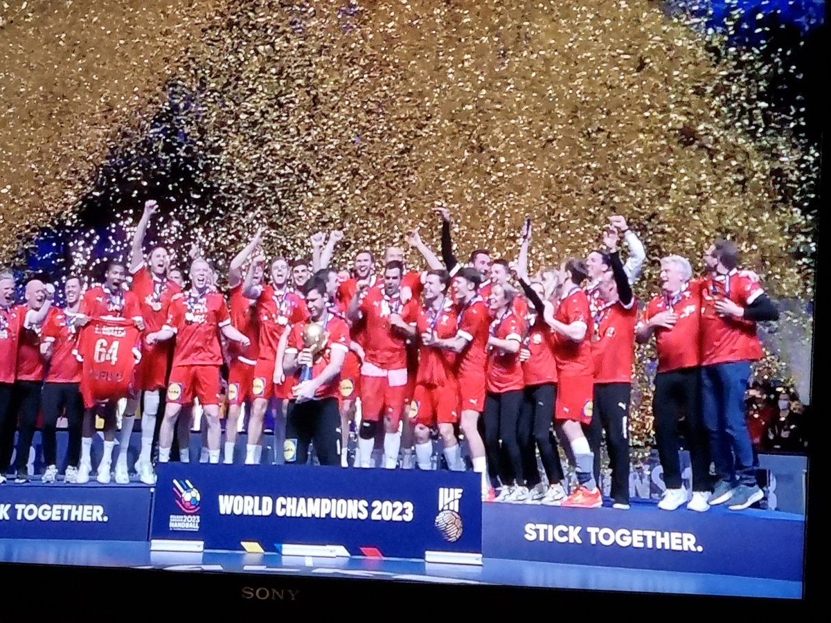Congratulations to Denmark 🇩🇰 🎊 🏆🍾