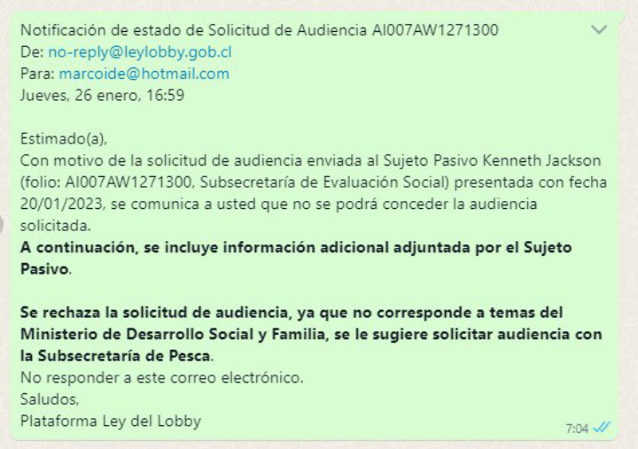 Ministro Giorgio Jackson se negó a recibir a dirigente de la pesca artesanal #valdiviacl masvaldivia.cl/2023/01/29/gio…