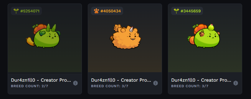 SORTEO 
del equipo que use para el #AxieStreamerRace
Para participar
1 - Follow &amp; RT
Ya estás participando!
Se sortea el 1 de febrero ✨
#AxieCreator #AxieOrigins