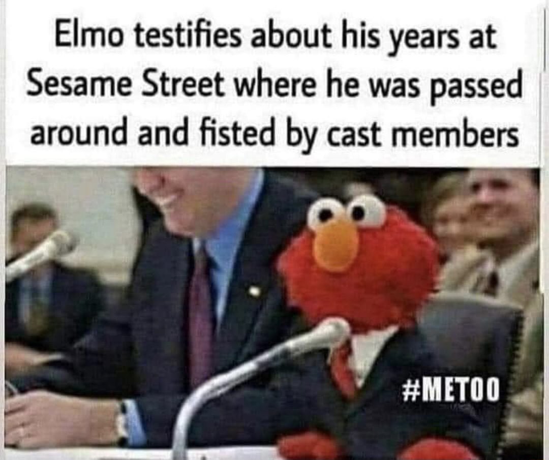chief420247's tweet photo. #measwell #methree #elmosfire #fisted #sexualharassment #puppetabuse 🤣😂🤣😂🤣 https://t.co/mSXOLAXAQJ