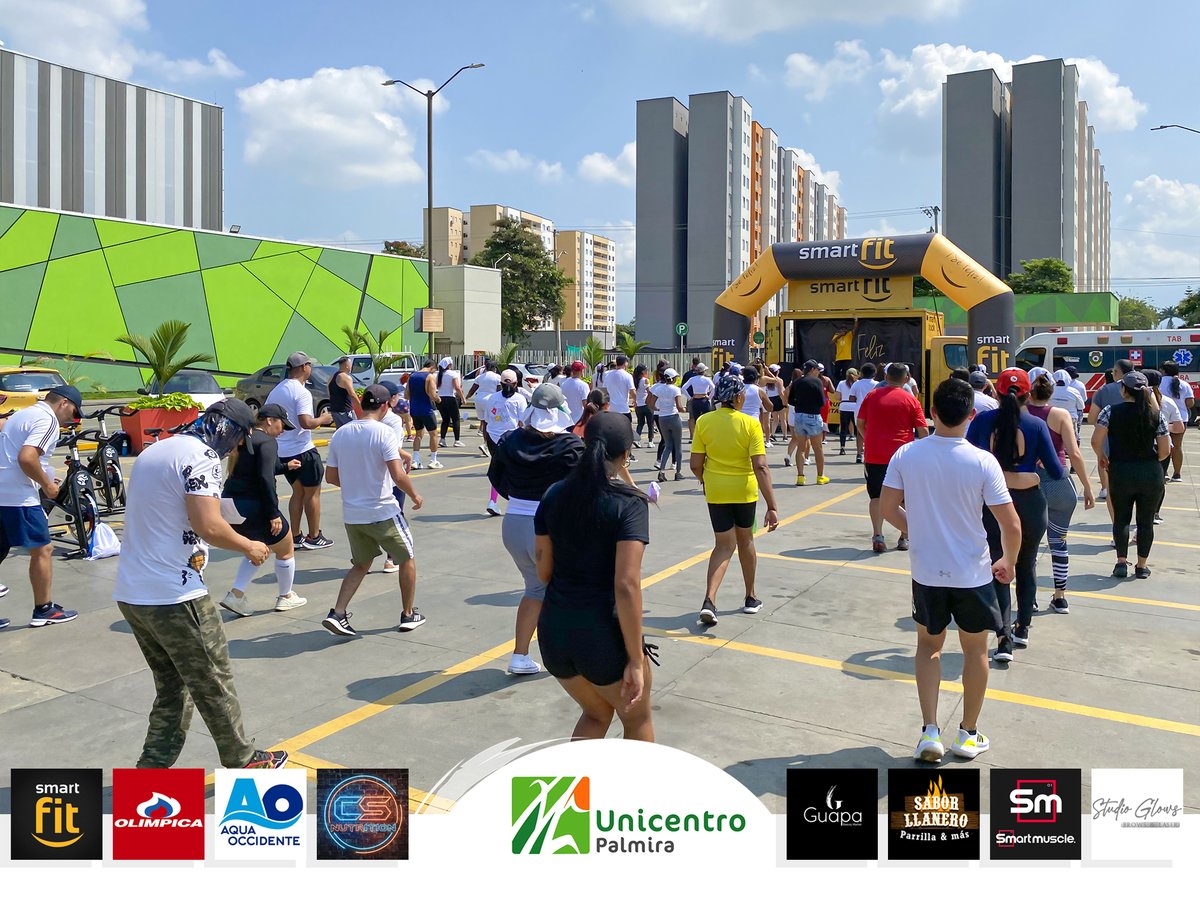 UnicentroPal's tweet photo. Así vivimos nuestra primera versión del #FitParty junto a nuestros compañeros de #SmartFit ¡A todos los asistentes y patrocinadores, GRACIAS! 👏 Tuvimos un gran clima que nos acompañó a vivir una mañana bastante llena de buena vibra 😎. https://t.co/h5pFql4Vpz