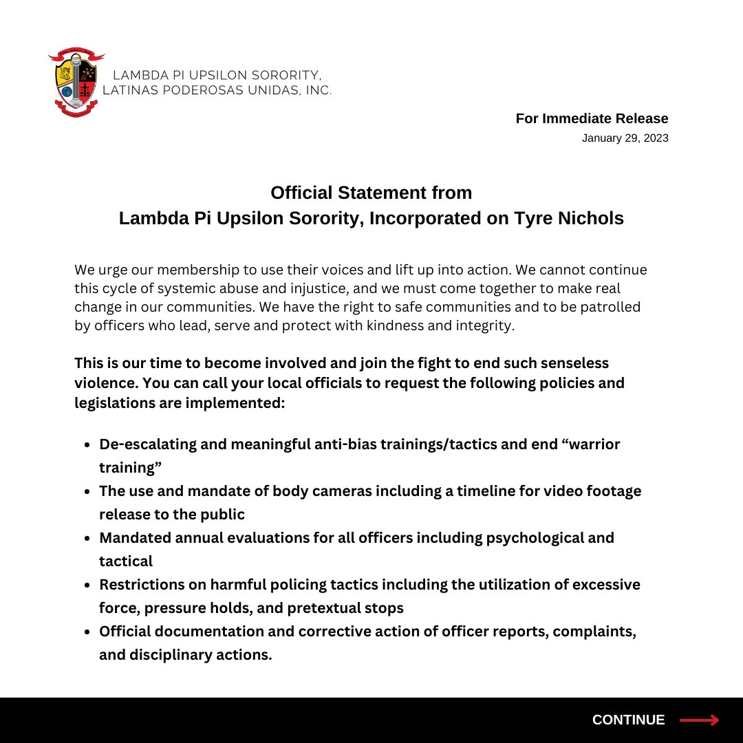 Lambda Pi Upsilon tweet media