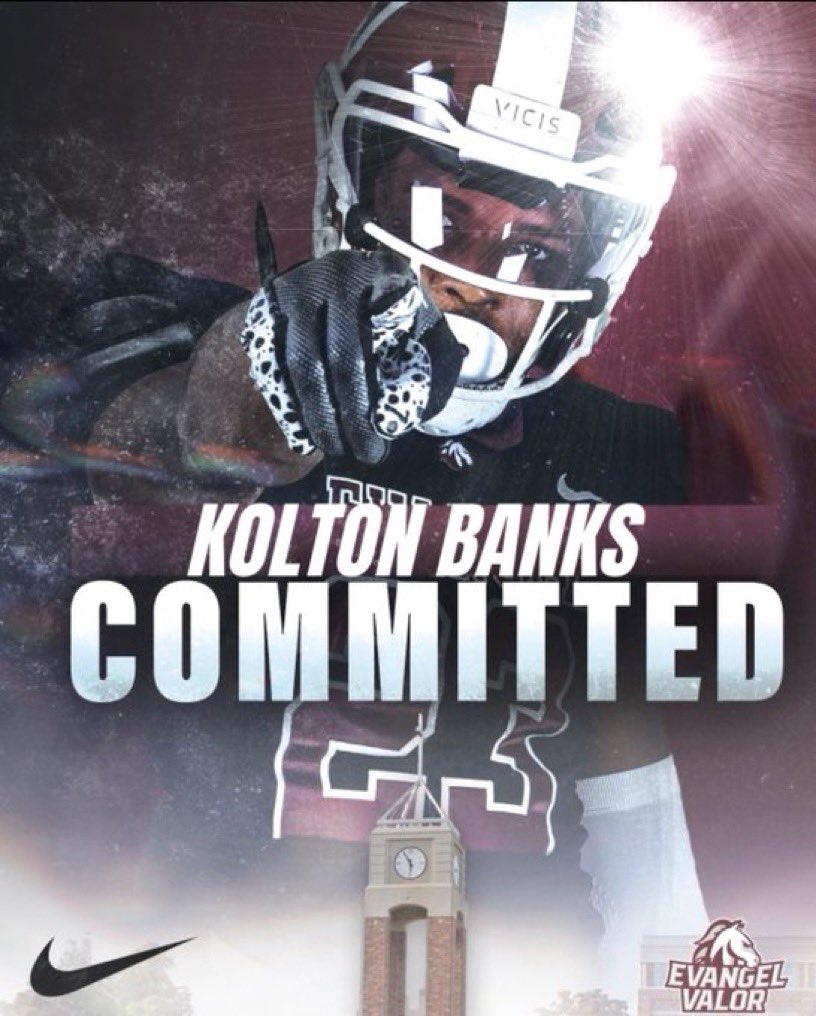 koltonbanks33's tweet photo. 100% Committed!! I just want to thank God for the opportunity’s he’s placed in my life and the ability to do what I do best. I want to thank my family, friends, coaches, and teammates for pushing me to be the best that i can be as a person and as a football player! https://t.co/Jq6607pQGT