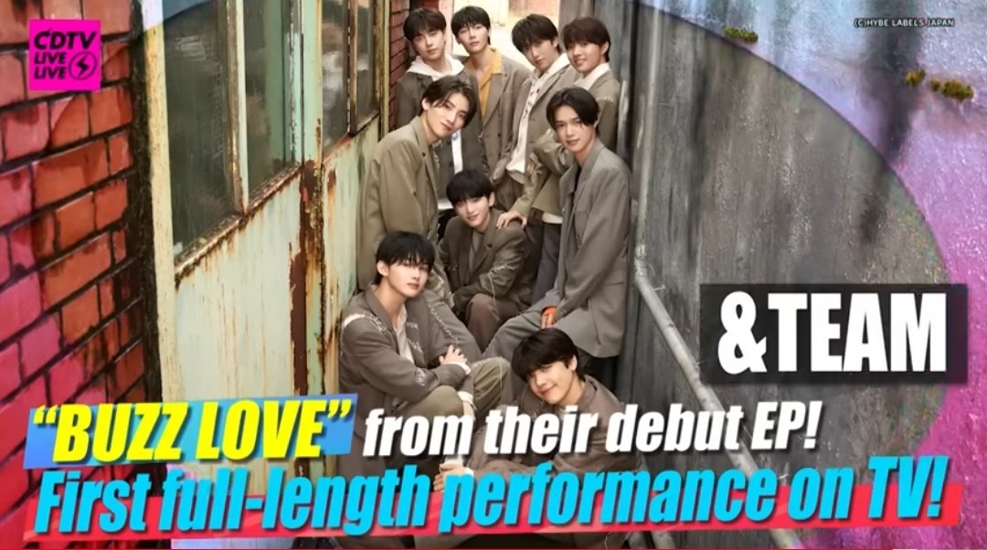 Dreamkyaa's tweet image. ¡Mañana &amp;amp;TEAM presentará la performance de BUZZ LOVE por primera vez en TV!

🗓 30 de enero
🕜 19:00 JST
📍CDTV Live Live! 

Horarios Latam y España 

30 de enero
4:00 AM 🇲🇽🇨🇷🇬🇹🇭🇳🇳🇮🇸🇻
5:00 AM 🇨🇴🇪🇨🇵🇪🇵🇦🇨🇺
6:00 AM 🇧🇴🇻🇪🇵🇷🇩🇴
7:00  AM 🇦🇷🇧🇷🇺🇾🇨🇱🇵🇾
11:00 AM 🇪🇸 

¿Dónde ver?⬇️⬇️
#andTEAM