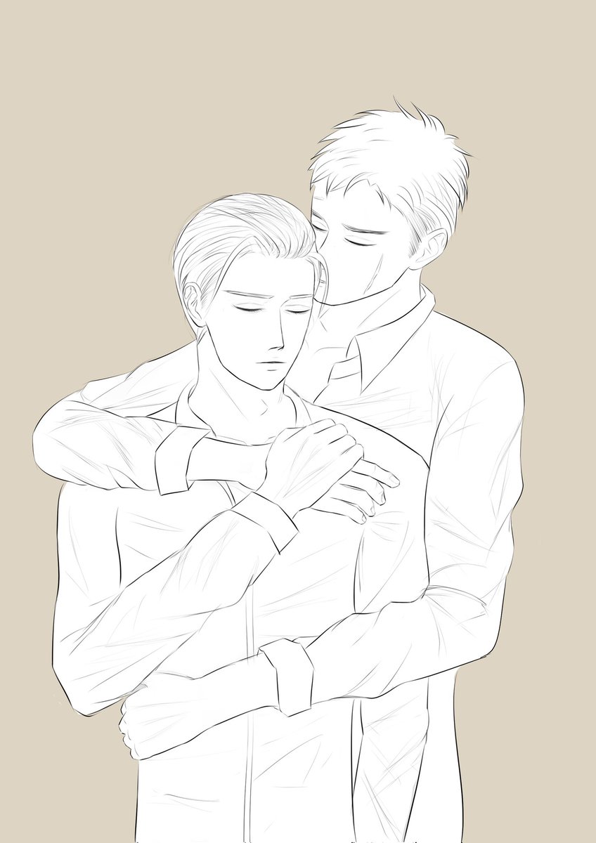 #矢代さん誕生祭2023
Happy birthday!💕

I don't think I'll be able to finish it today, so I'll just post wip🙃