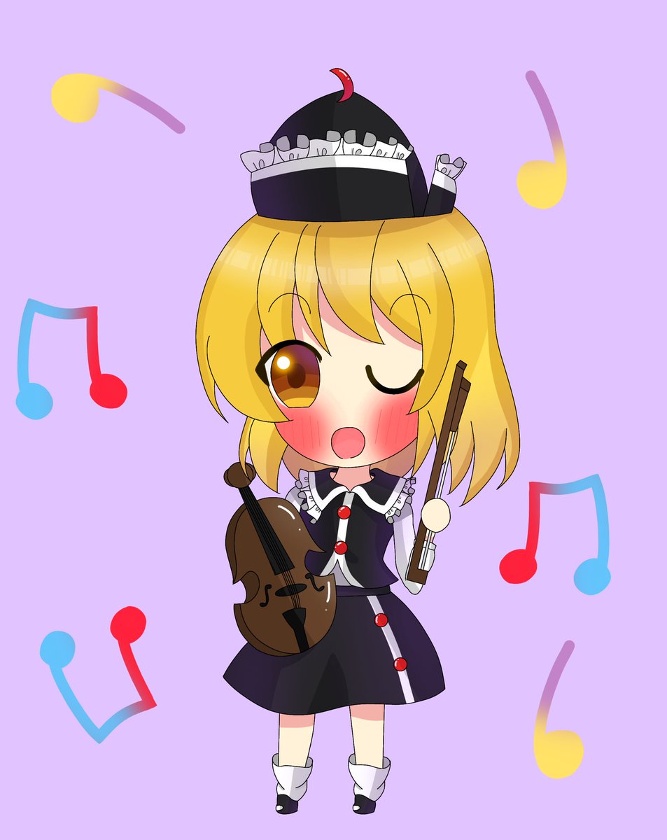 ルナサ描きました！
#東方Project #東方 #ルナサ・プリズムリバー #東方イラスト