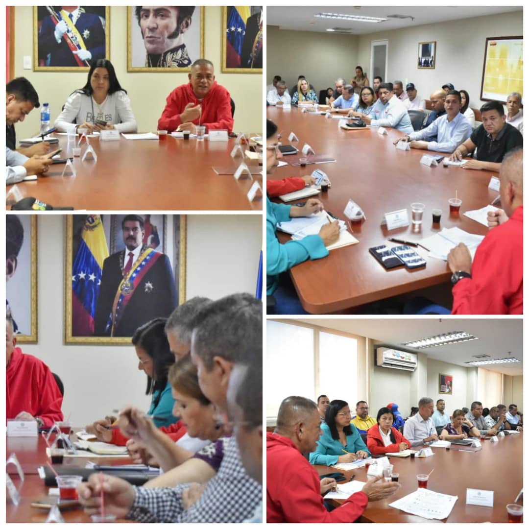 Siguiendo orientaciones del presidente obrero Nicolás Maduro, se organiza la implementación de las 7 líneas de trabajo que marcarán la Agenda de Acciones Concretas de todo el ejecutivo regional. Aquí no se rinde nadie Bolivar RENACE.