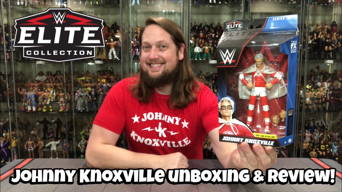 Johnny Knoxville WWE Mattel Elite 101 Unboxing & Review! youtu.be/IM6IIsuMwFk #jackass #wrestlemania #elitesquad #wwe #scratchthatfigureitch #wrestling #ringsidecollectibles #aew #wrestling #mattel #toyreview #toyunboxing #actionfigures #wweelite #royalrumble #toys #toy #aew