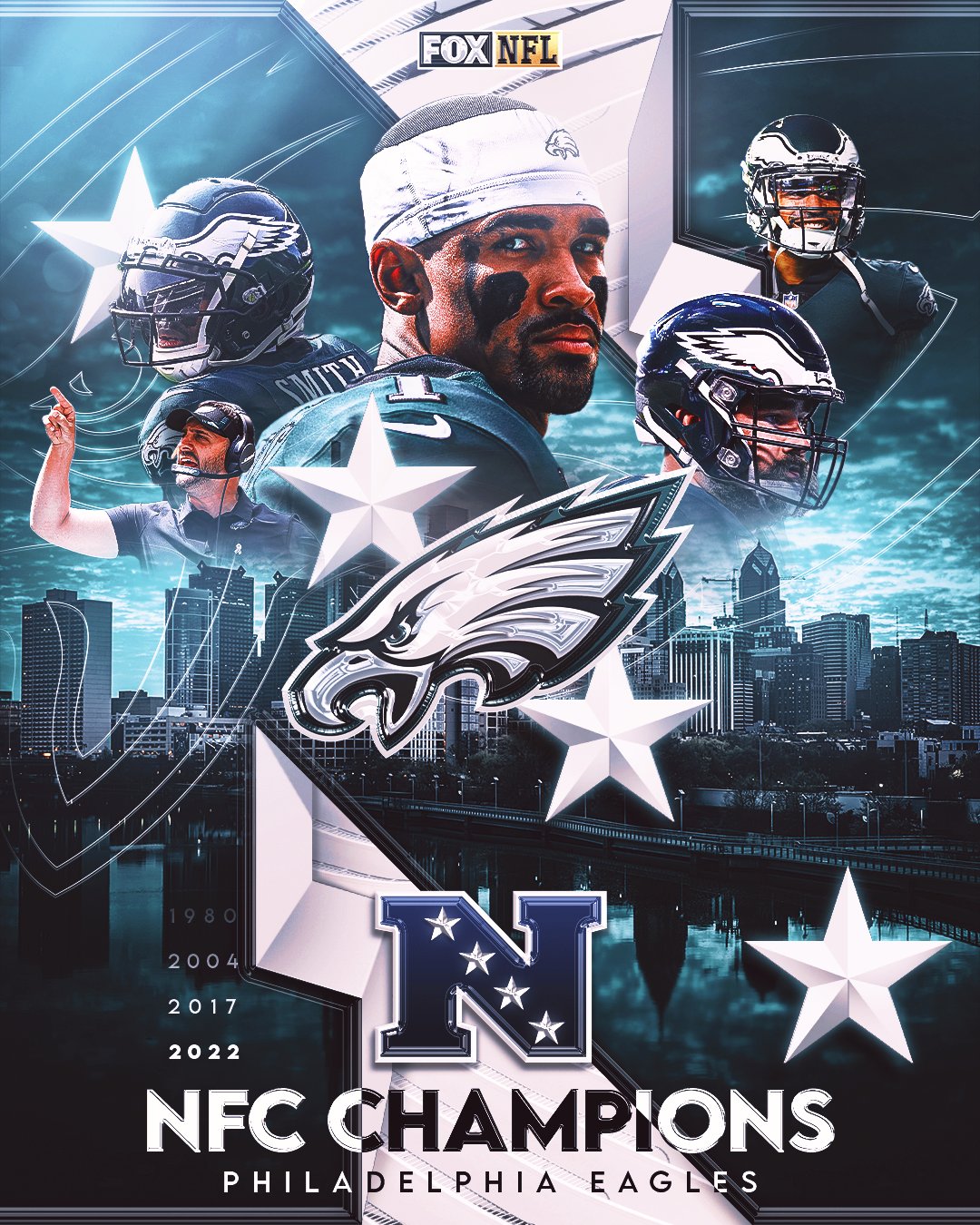 FOX Sports: NFL on X: FLY EAGLES FLY! 🦅 The @Eagles are NFC Champions and  off to the Super Bowl! #ItsAPhillyThing  / X