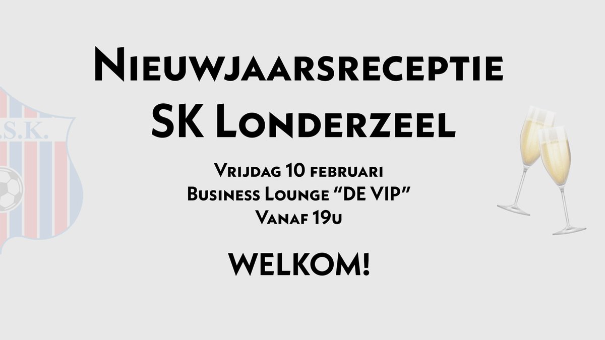 Het nieuwe jaar is het perfecte moment om eens terug te kijken op wat 2022 ons gebracht heeft, maar vooral vooruit te kijken naar de uitdagingen die ons dit jaar weer te wachten staan.

Afspraak op vrijdag 10 februari 2023 in de Business Lounge "DE VIP" vanaf 19u.

Be there!