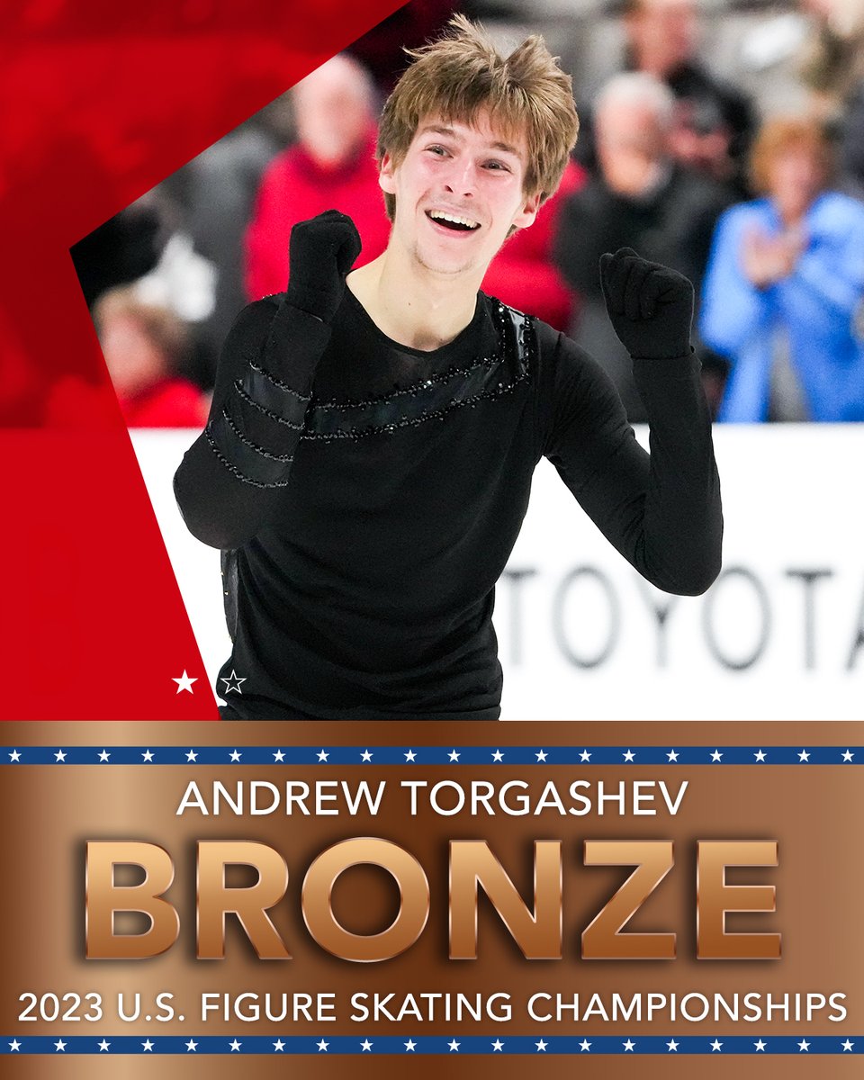 .<a href="/andrewtorg29/">Torg</a> captures the bronze! 🥉

<a href="/USFigureSkating/">U.S. Figure Skating</a> x #ToyotaUSChamps
