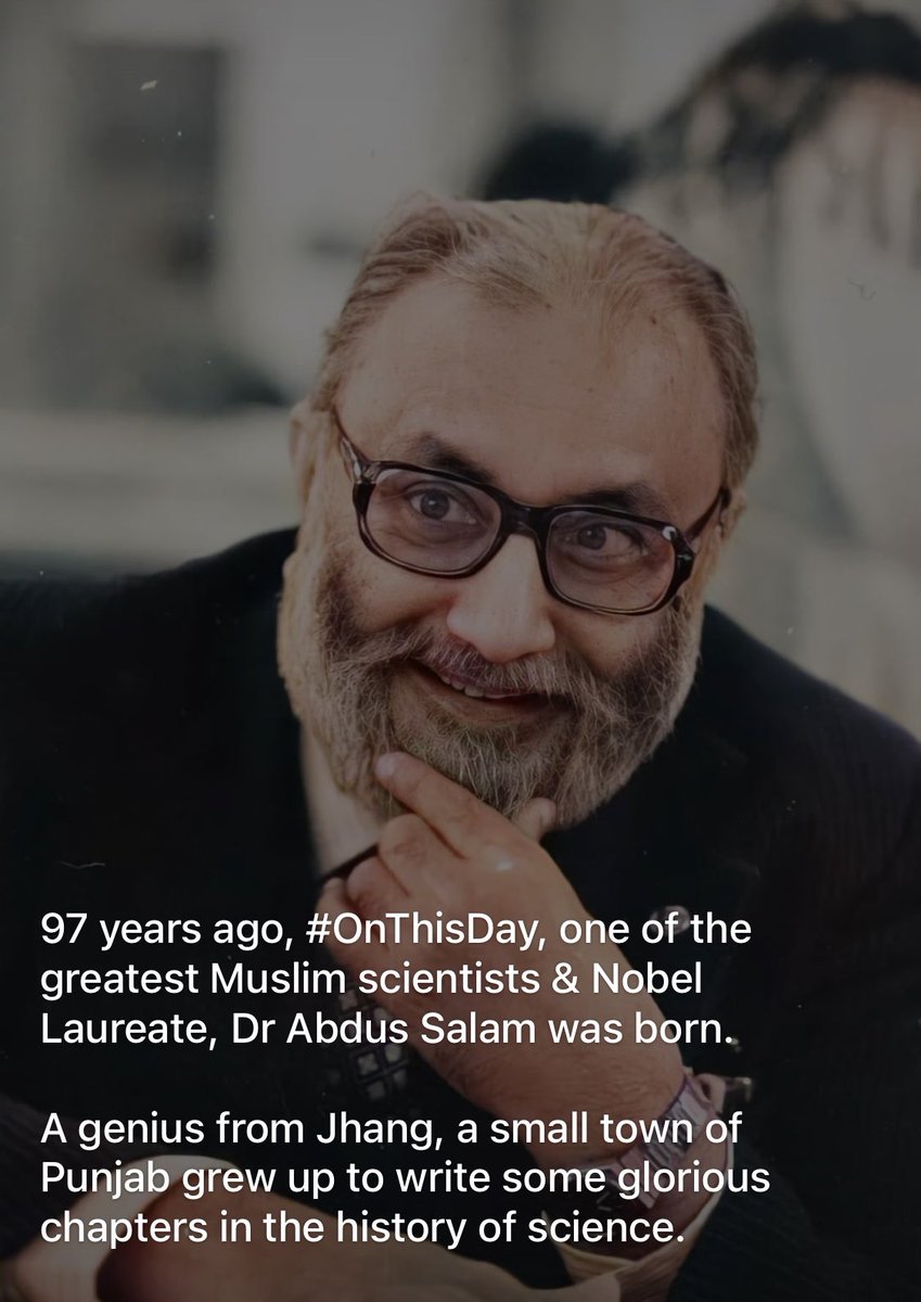kent_ama's tweet image. #DrAbdusSalam #NobelPrizeWinner #FirstMuslim #AhmadiMuslim