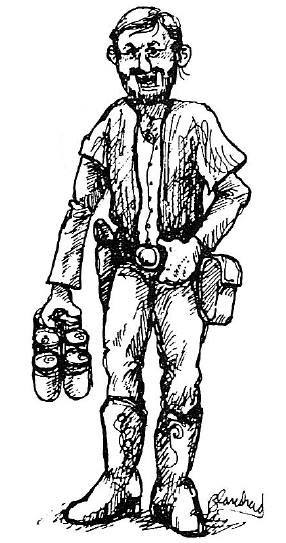 PostApocTTRPG's tweet photo. Art by Doug Blanchard from the Fringworthy Game Supplement Rogue 417 #PostApocalypse #TTRPG #RPG #Rogue417 #Fringeworthy #DougBlanchard https://t.co/fWWHBQqRLu