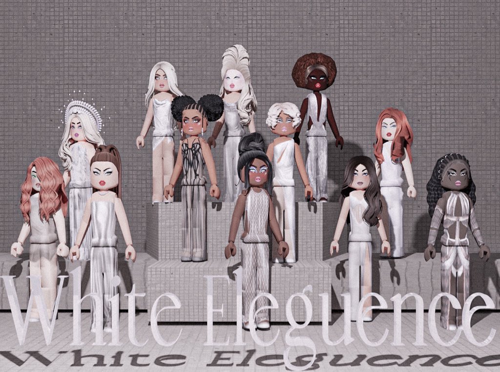 White Eleguence Collection Is out Now!!! 
🤍
🤍🤍
Buy Here: roblox.com/groups/7130077…
🤍🤍
#roblox #robloxdev #robloxclothing #robloxdesign