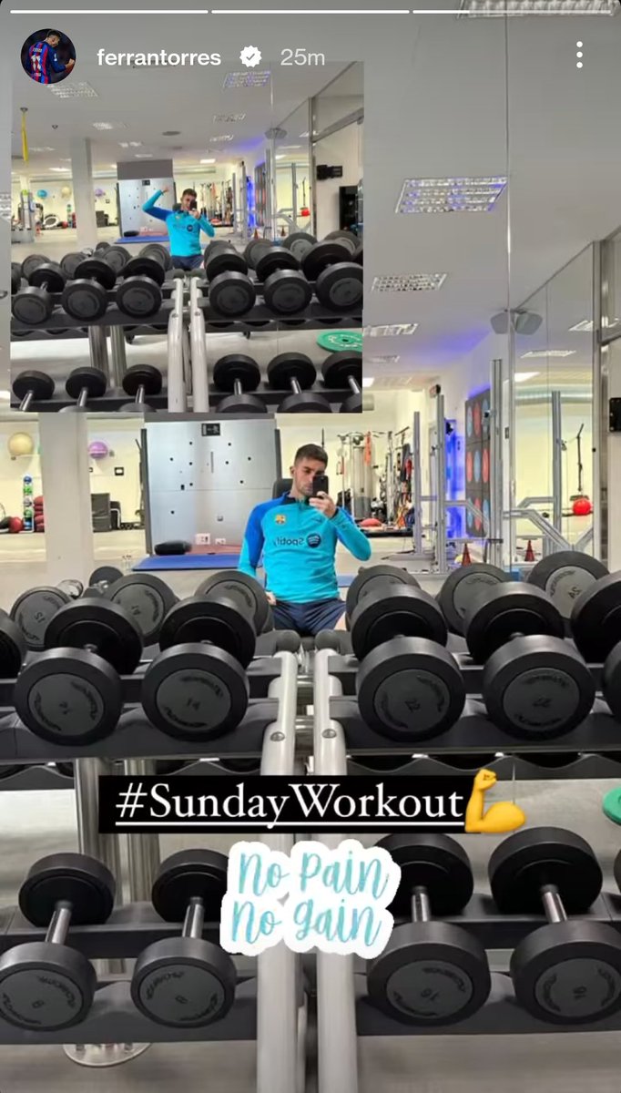 FerranTorres2O's tweet photo. Sunday workout https://t.co/fPsoYbaDVS