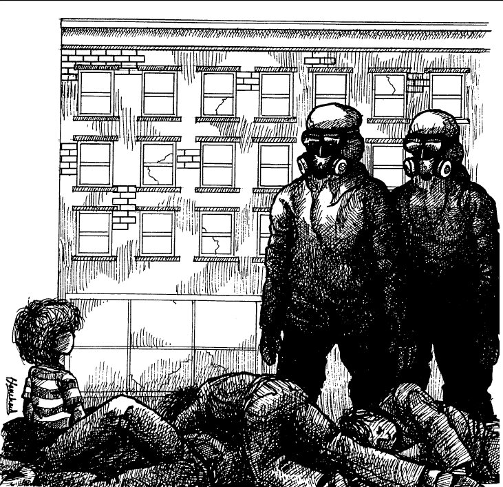 PostApocTTRPG's tweet photo. Art by Doug Blanchard from the Fringworthy Game Supplement Rogue 417 #PostApocalypse #TTRPG #RPG #Rogue417 #Fringeworthy #DougBlanchard https://t.co/fWWHBQqRLu
