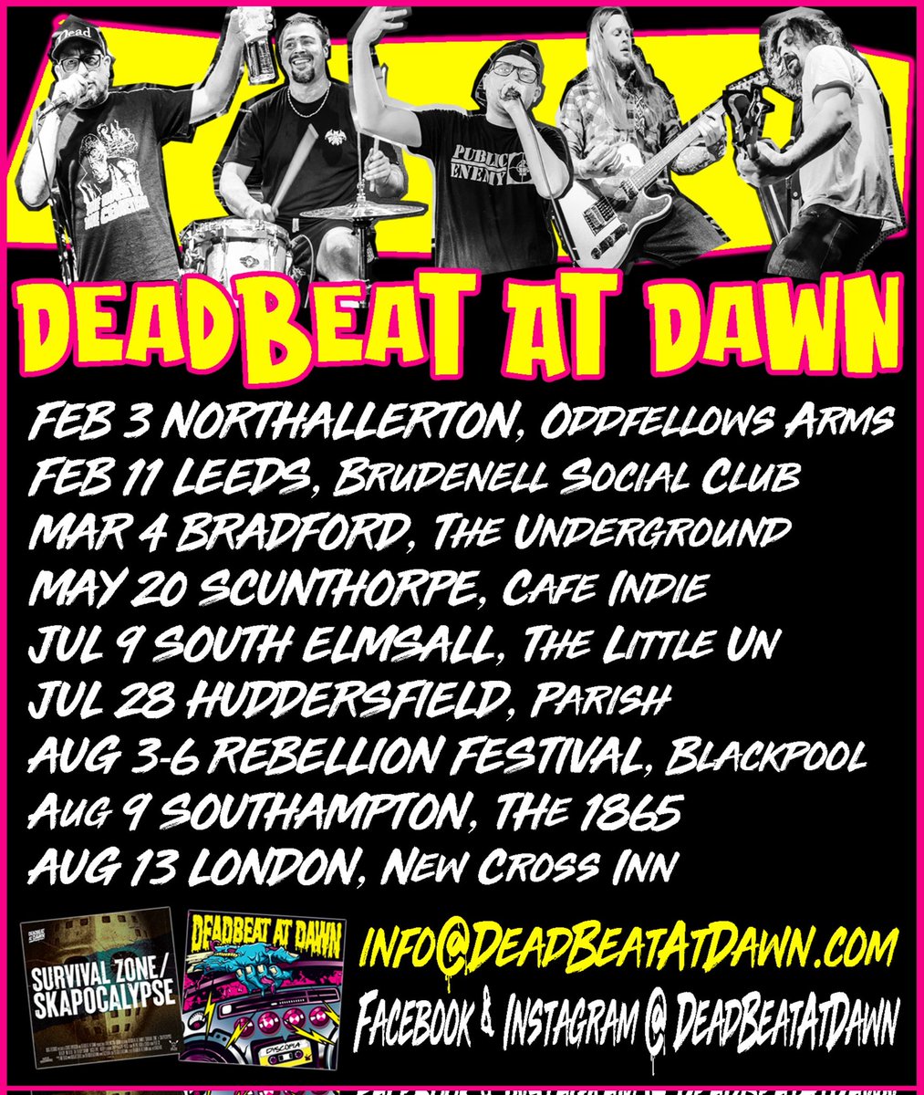 2023 Gigs 
For more info visit our Facebooks or Insta... 
Summer Tour August 6th to 13th.