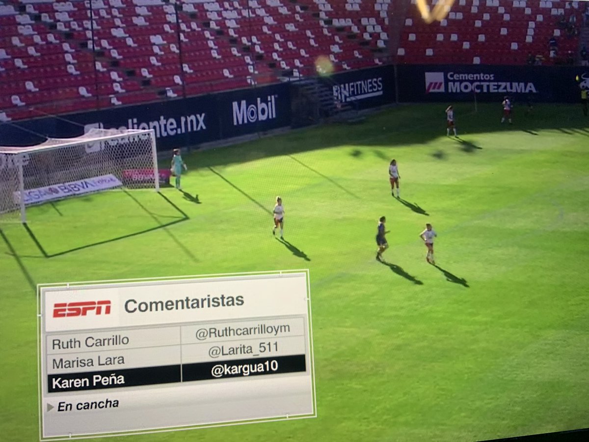 Larita_511's tweet photo. Arrancamos el encuentro #jor4 @AtletiDeSLPFem 1-0 @AtlasFCFemenil ya lo ganan las potosinas con gol de Dani Carrandi, zapatazo cruzado junto @Ruthcarrilloym @kargua10 #LIGAMXxESPN https://t.co/JrqzqvMOFk