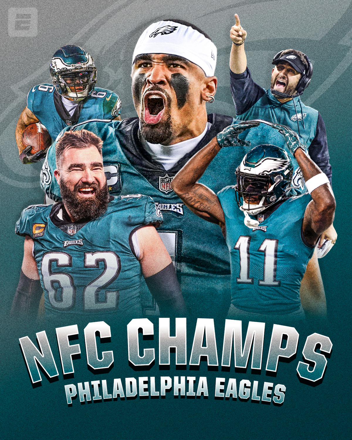 ESPN on X: FLY EAGLES FLY 🦅 The Eagles take down the 49ers and advance to Super  Bowl LVII!  / X