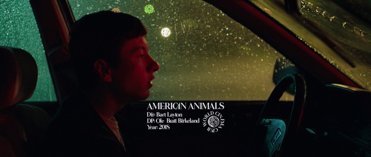 Sunday’s #WORLDCINELIST features ‘AMERICAN ANIMALS’ starring #BarryKeoghan and #EvanPeters — you can actually watch the film for free on Pluto!