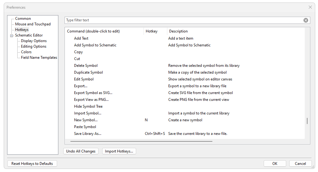 kicadworkshop's tweet photo. Set up hotkeys so you can work faster in #kicad, settings are in the Preferences menu #kicadworkshop https://t.co/h64qQgn66D