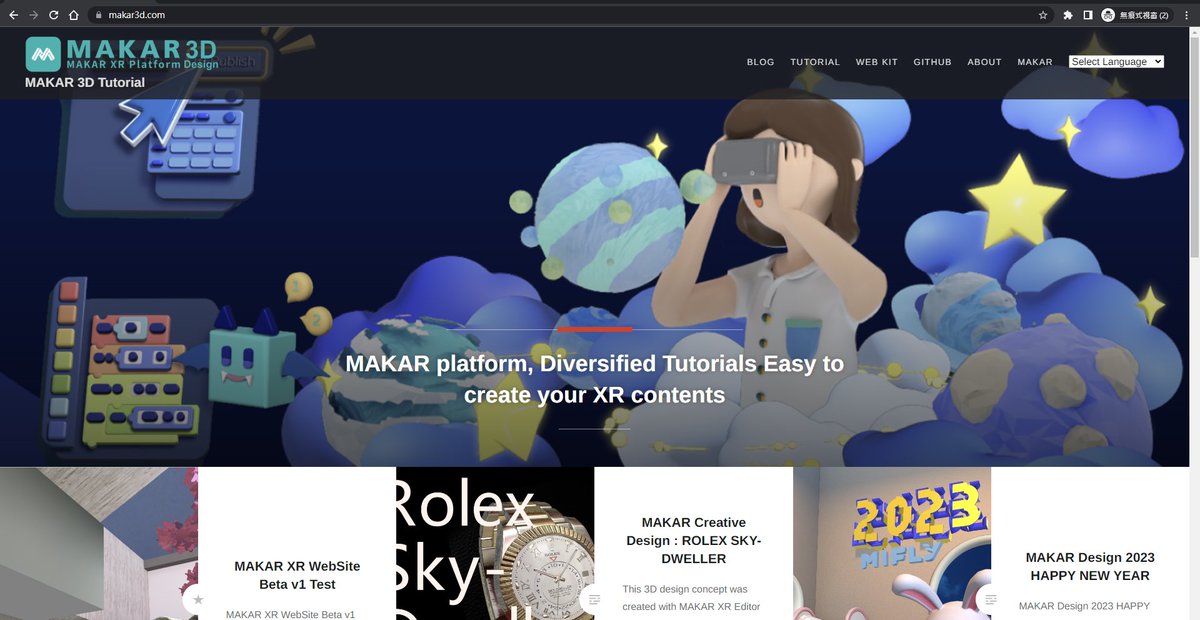 RogerMifly's tweet photo. On the traditional new year's ,work all day ,Keep moving forward, and I hope anyone can give more comments.
Interested educators or creators, we can talk about how to start,Thx.
https://t.co/hJhv9kvQbS

#MAKAR #MIFLY #makar3d #AR #VR #XR #editor #Creative #creators #educators https://t.co/jHOqKeLEtg