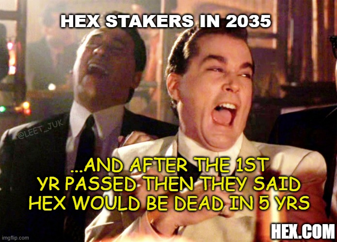 😂there's gonna be a lot of salty rekt plebs 10 yrs from now #HEX $HEX #RichardHeartWasRight #Crypto #DeFi #StakeAndEarn #5555club #ETH #BTC