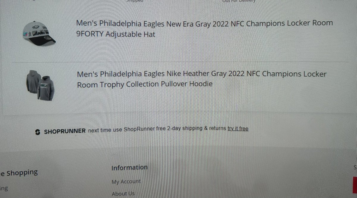 Ordered!!!!!!! FLY EAGLES! 🦅🦅🦅🦅🦅