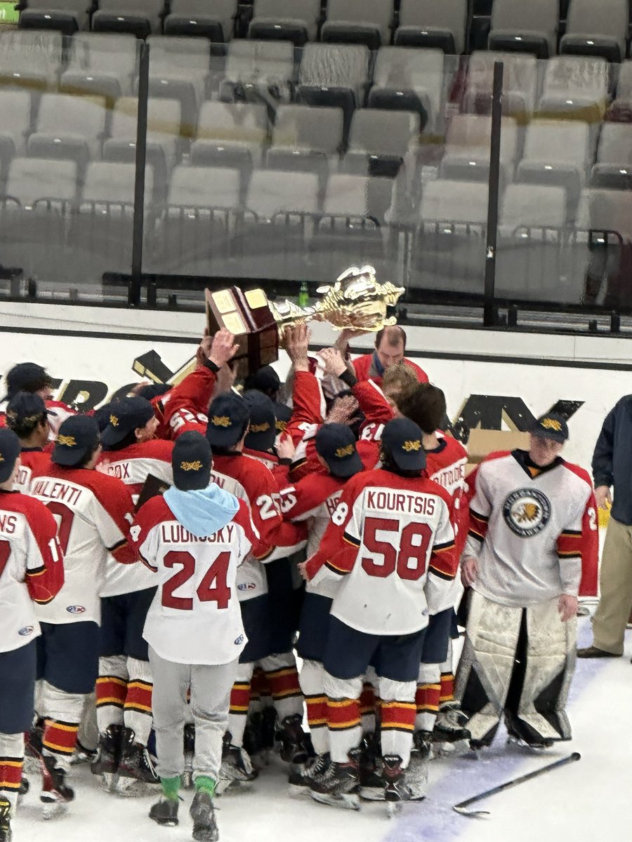 State Champions!! Varsity Mohawks beat Wheeling Park 4-1 tonight!!
