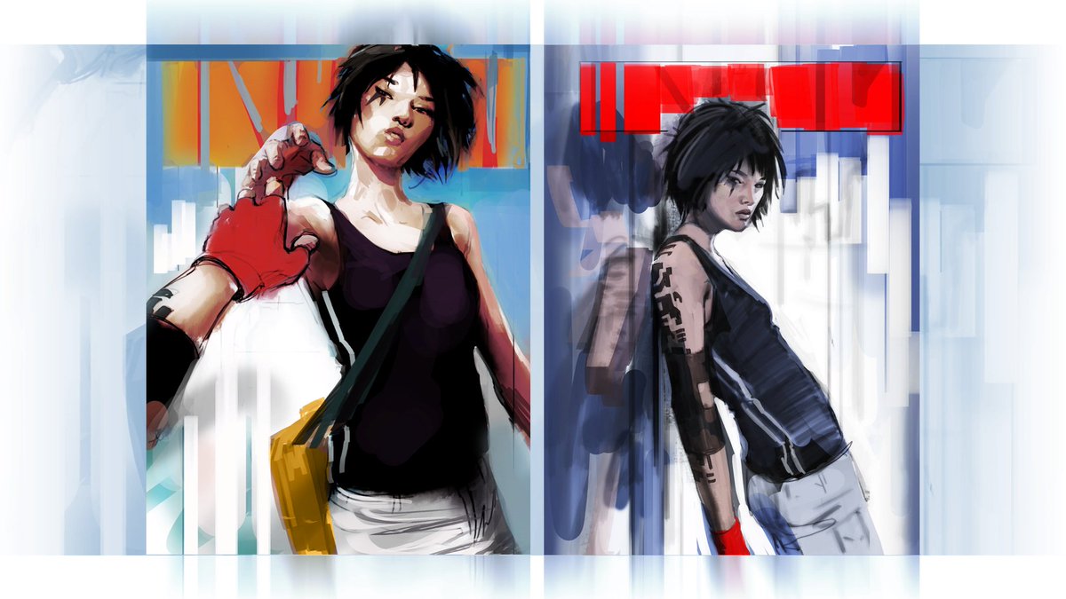 JJ_RABBID's tweet photo. I don't see nearly enough people talking about just how perfect the concept art for mirrors edge was. 
I constantly look back on it. Unparalleled sense of space 🫡 https://t.co/nrQ8n061b8