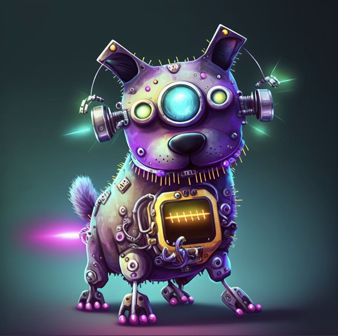 Benji_420's tweet photo. #CryftCard @CryftC @CryftCreator amazing #NFT from CryftCard. I think I’ll name it #Gizmo. https://t.co/wkOzLlz0Sr